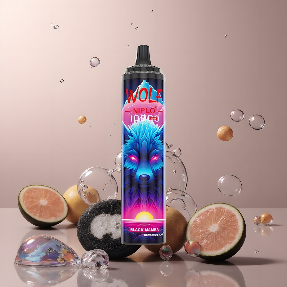 JNR Wolf 10000 Puffs Grossister Sverige – 20ml E-vätska 650mAh Batteri Type-C Laddning 10 Ohm Mesh Coil