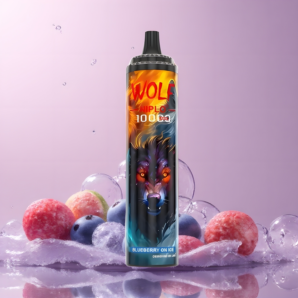 JNR Wolf 10000 Puffs grossister Sverige – 10 Ohm Mesh Coil 650mAh Batteri 20ml E-vätska Typ-C laddning