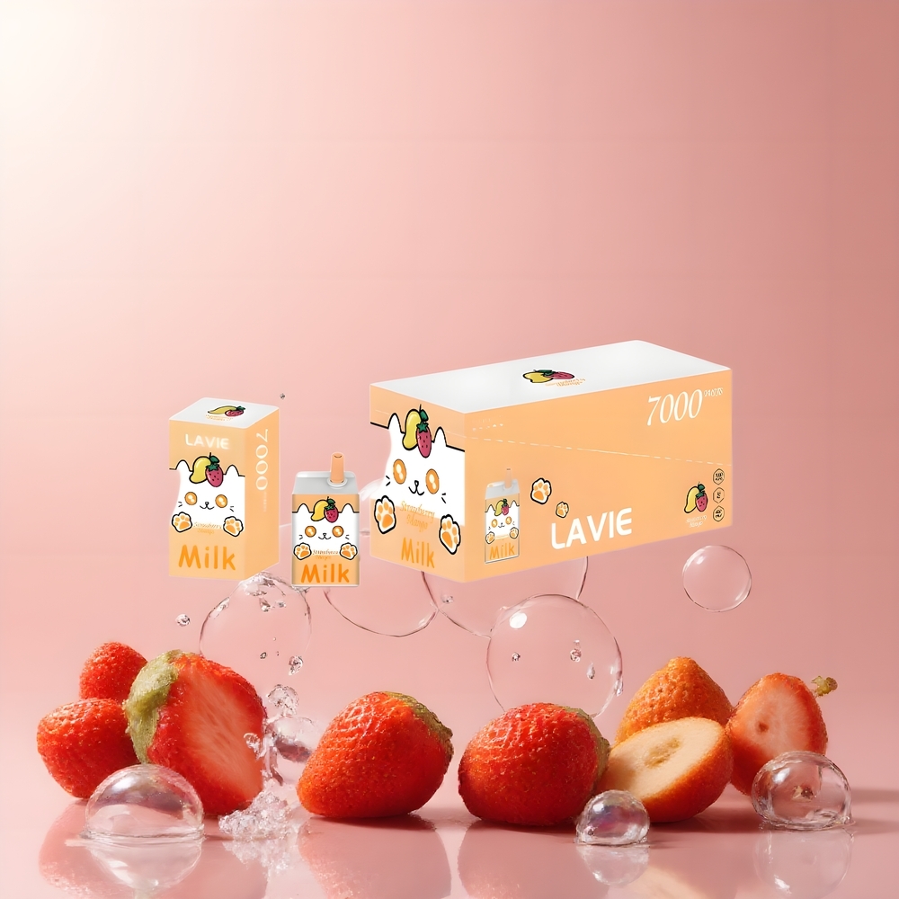 LAVIE Milk 7000 Puffs - 16ML E-liquid 600mAh Type C - Grossister Sverige