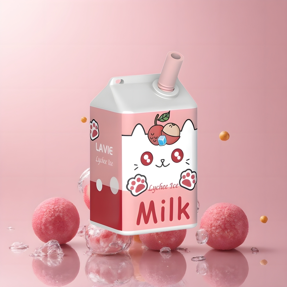 LAVIE Milk 7000 Puffs Grossister Sverige – 16ML E-liquid 600mAh Batteri Type C-laddning