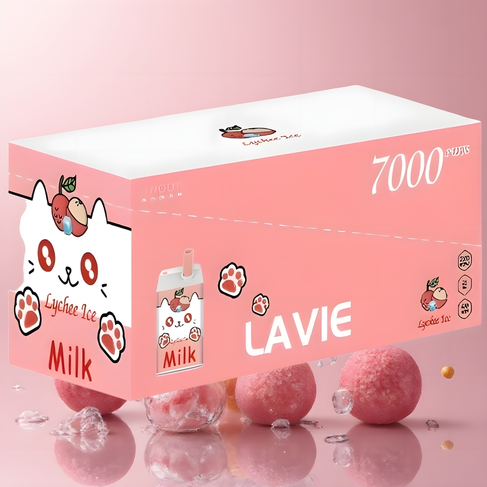 LAVIE Milk 7000 Puffs Grossister Sverige – 16ML E-liquid 600mAh Batteri Type C-laddning