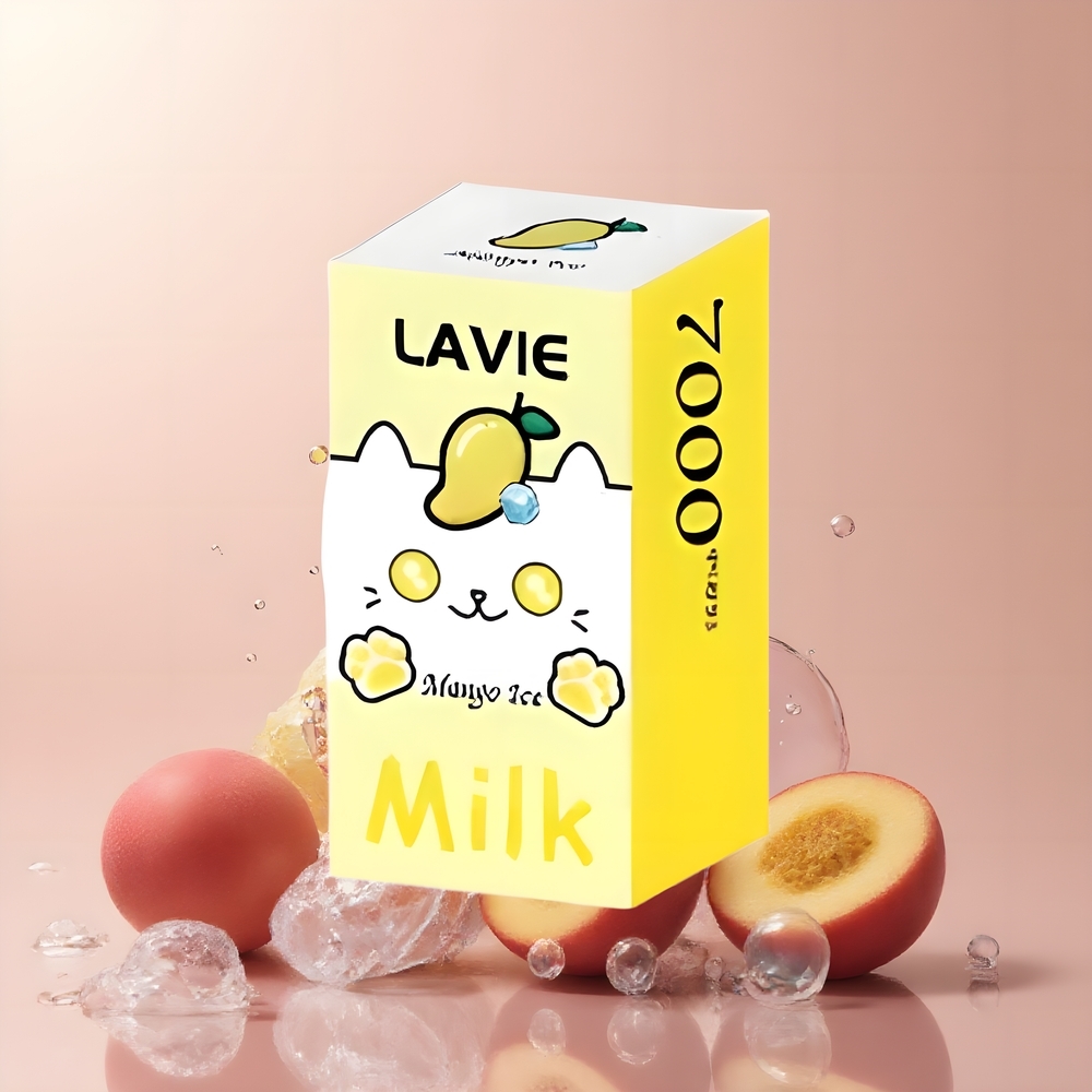 LAVIE Milk 7000 Puffs Grossister Sverige – 16ML E-liquid 600mAh Type C-laddning Nikotinhalt 0 2 5