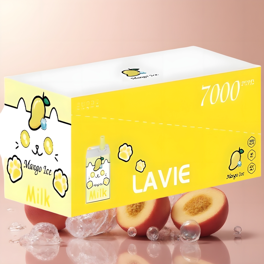 LAVIE Milk 7000 Puffs Grossister Sverige – 16ML E-liquid 600mAh Type C-laddning Nikotinhalt 0 2 5