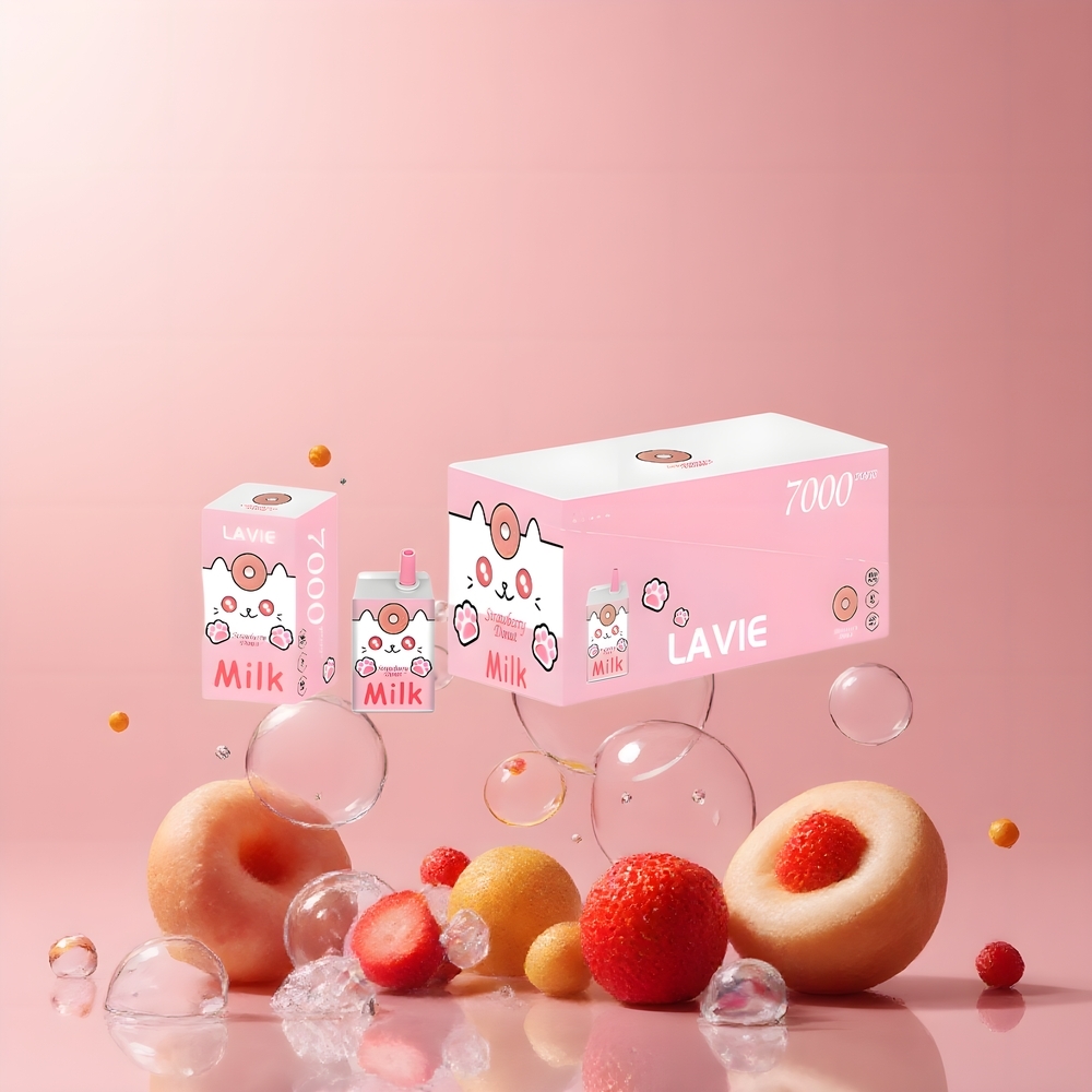 LAVIE Milk 7000 Puffs Grossister Sverige – 16ML E-liquid 600mAh Type C – 0 2 5 Nikotin