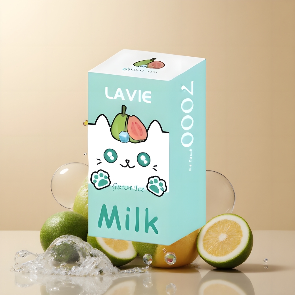 LAVIE Milk 7000 Puffs – 16ML E-vätska 600mAh Batteri Type C-laddning – Grossister Sverige