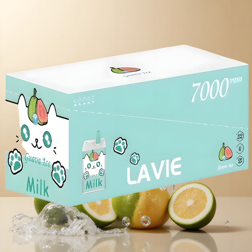 LAVIE Milk 7000 Puffs – 16ML E-vätska 600mAh Batteri Type C-laddning – Grossister Sverige