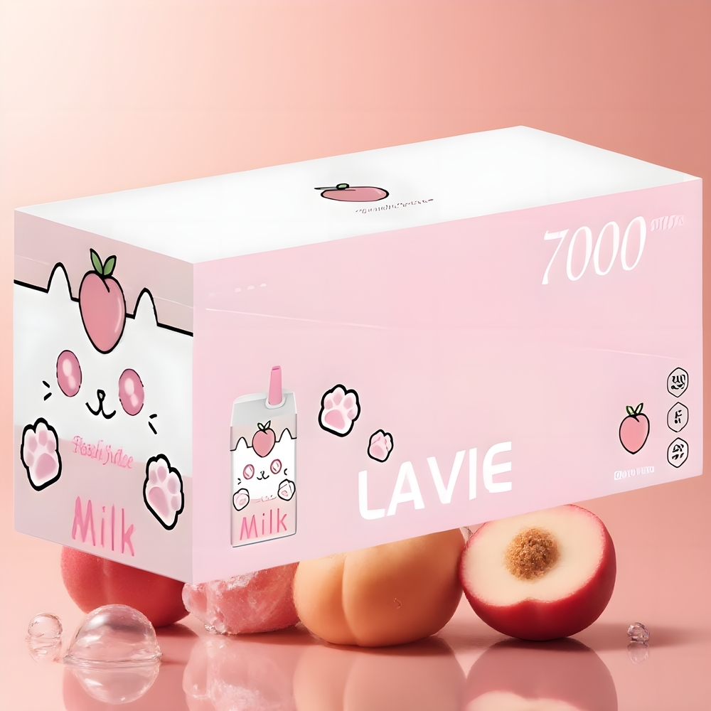 LAVIE Milk 7000 Puffs – 16ML E-vätska 600mAh Batteri Type C-laddning – Grossister Sverige