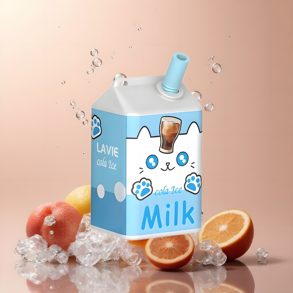 LAVIE Milk 7000 Puffs – 16ML E-vätska 600mAh Batteri Type C-laddning – grossister Sverige