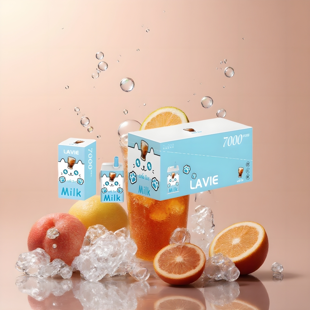 LAVIE Milk 7000 Puffs – 16ML E-vätska 600mAh Batteri Type C-laddning – grossister Sverige