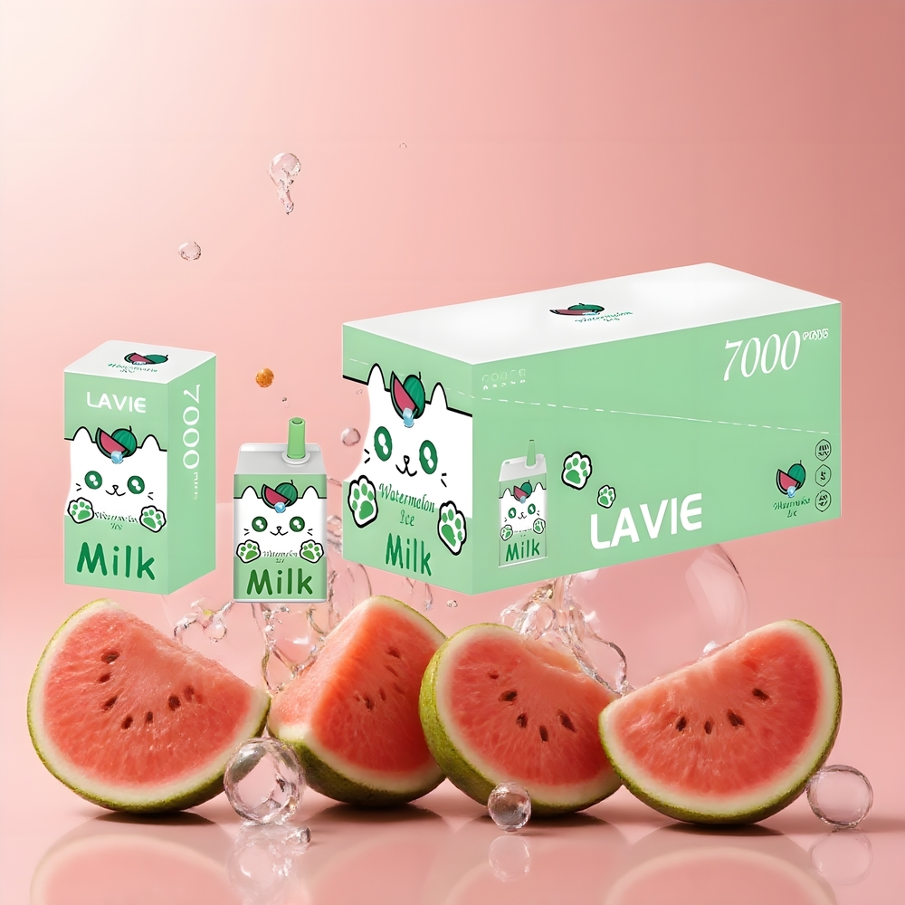 LAVIE Milk 7000 Puffs – 16ML E-vätska 600mAh Batteri Type C-laddning – grossister Sverige