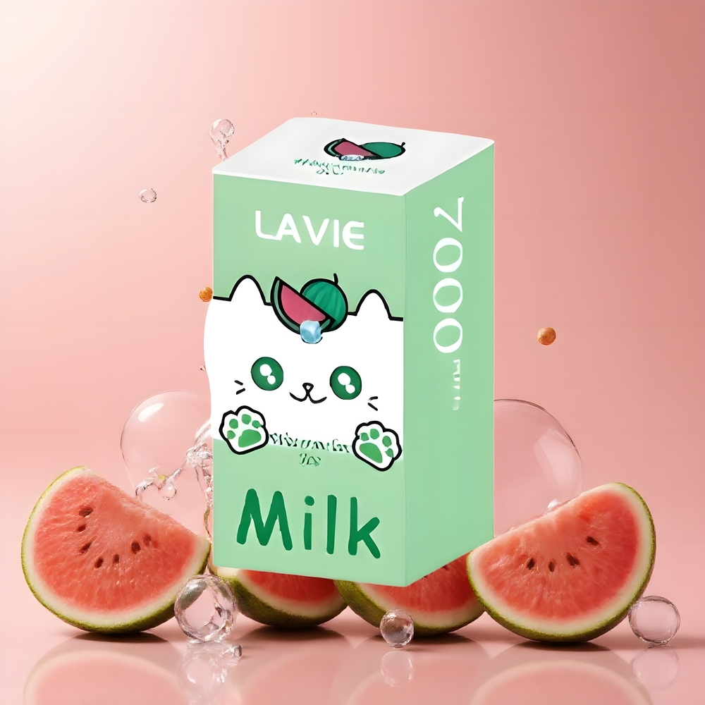 LAVIE Milk 7000 Puffs – 16ML E-vätska 600mAh Batteri Type C-laddning – grossister Sverige