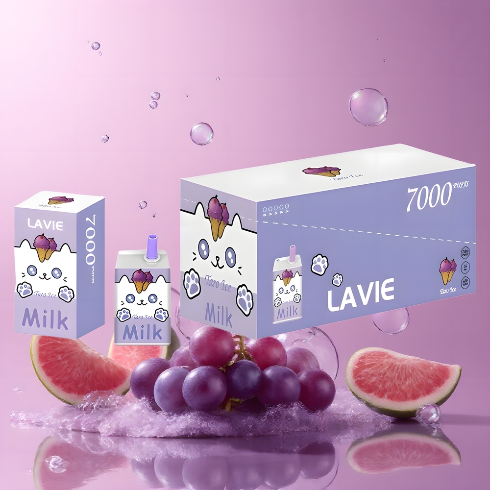 LAVIE Milk 7000 Puffs – Grossister Sverige – 16ML E-liquid 600mAh Type C-laddning