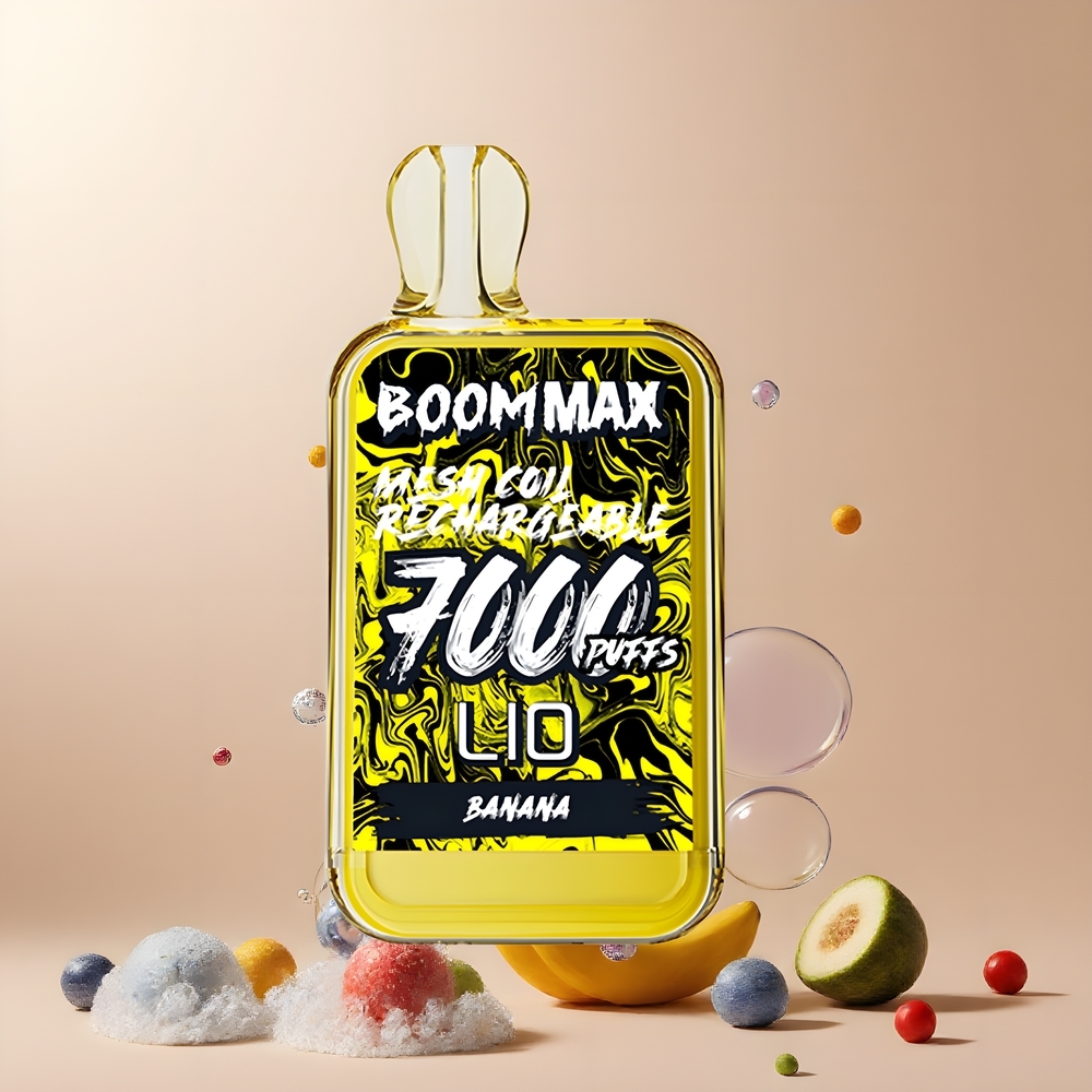 LIO BOOM MAX 7000 Puffs 15ml 50mg Disposable Vape Type-C laddning grossister Sverige