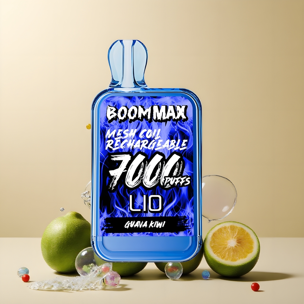 LIO BOOM MAX 7000 Puffs 15ml 50mg Disposable Vape med Type-C laddning grossister Sverige