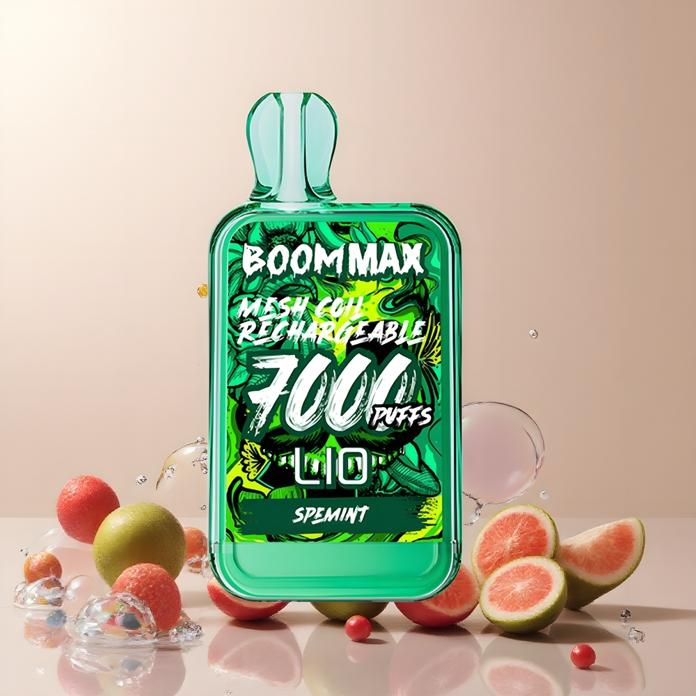 LIO BOOM MAX 7000 Puffs 15ml 50mg Disposable Vape med Type-C laddning grossister Sverige