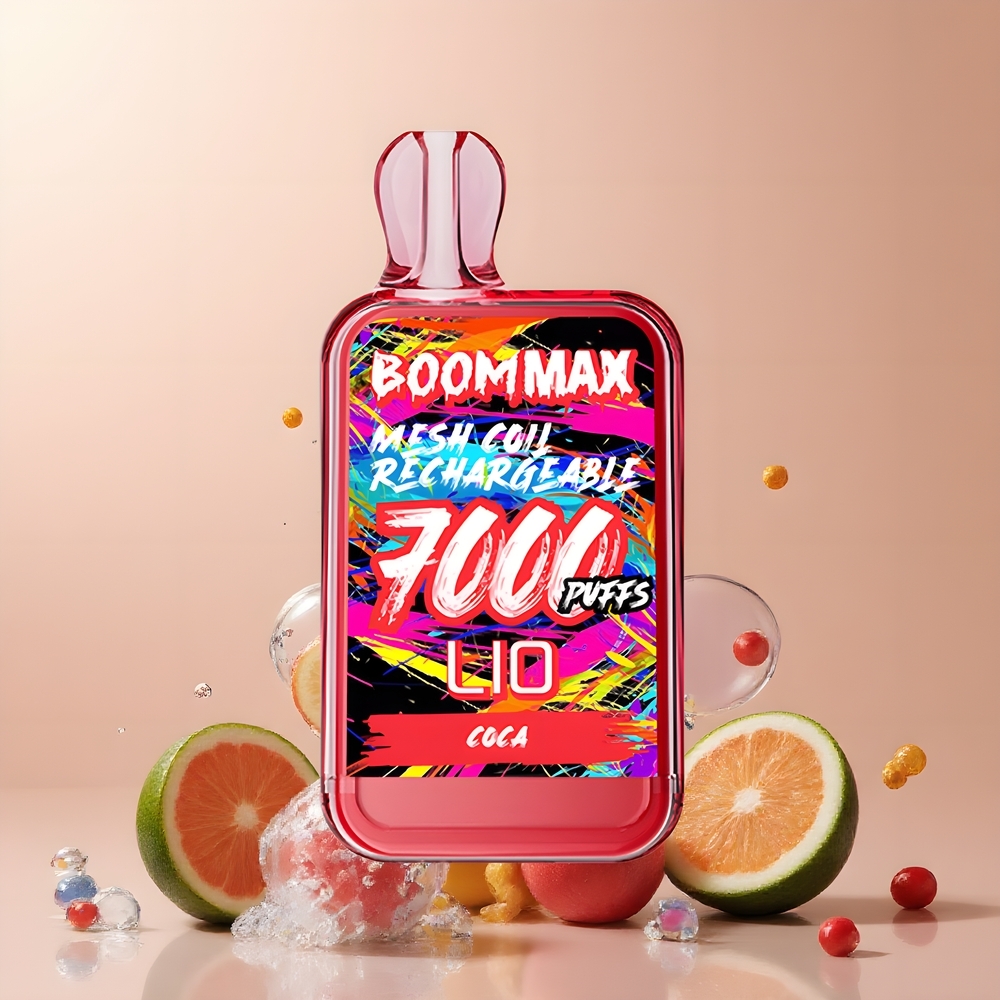 LIO BOOM MAX 7000 Puffs 15ml 650mAh Type-C Disposable Vape grossister Sverige