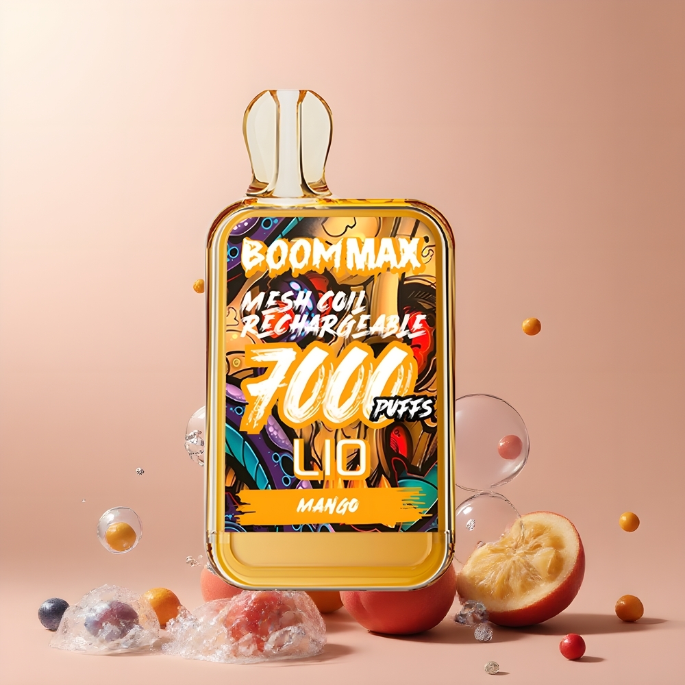LIO BOOM MAX 7000 Puffs 15ml 650mAh Type-C Disposable Vape grossister Sverige