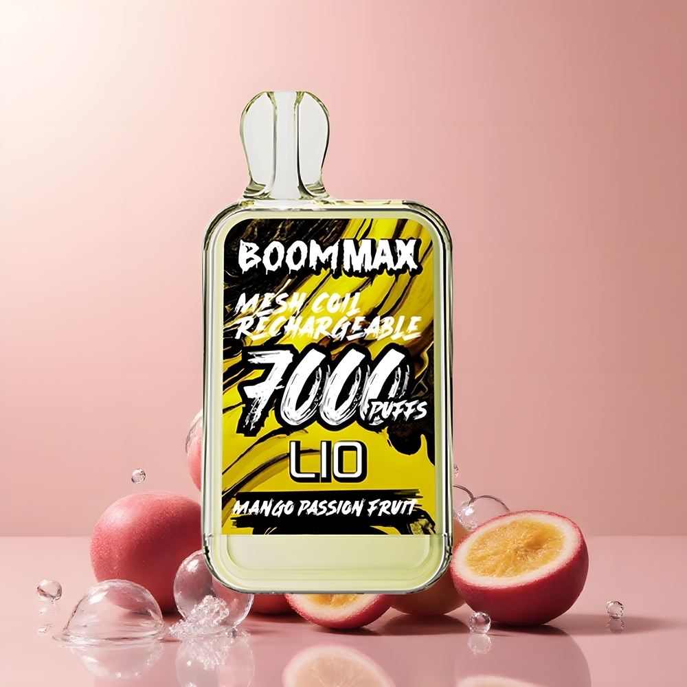 LIO BOOM MAX 7000 Puffs Disposable Vape 15ml 50mg 650mAh Type-C grossister Sverige