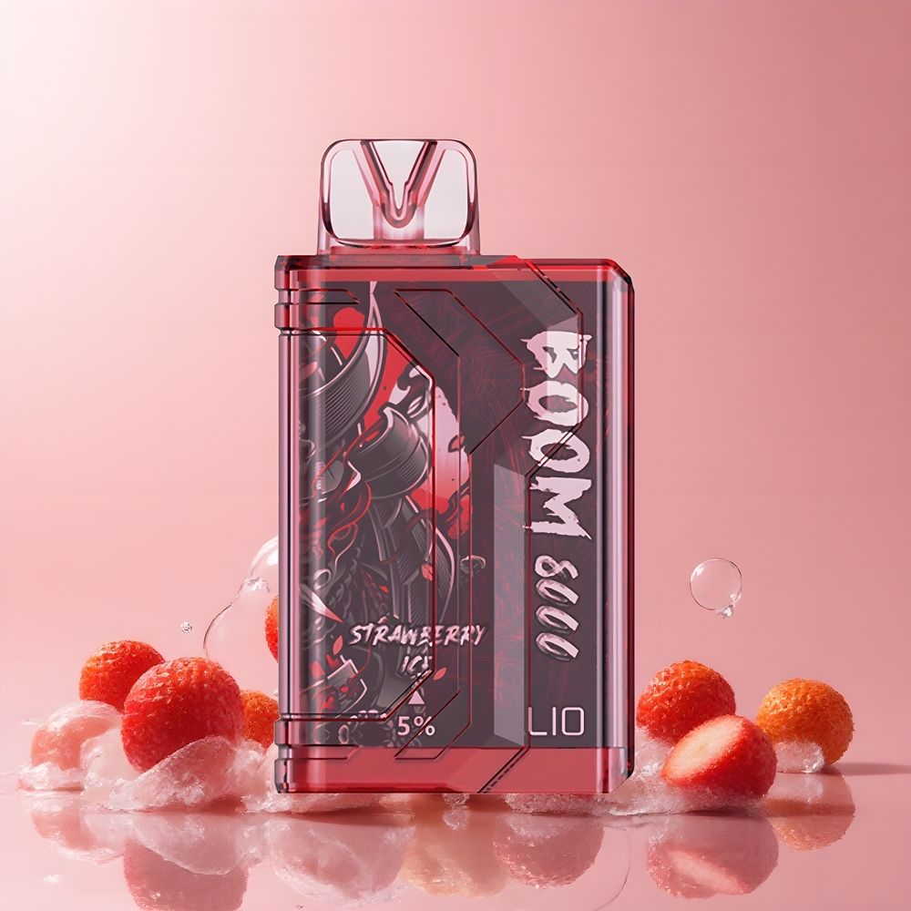 LIO BOOM PRO 8000 Puffs 15ml 5 Nikotin Mesh Coil Disposable Vape grossister Sverige