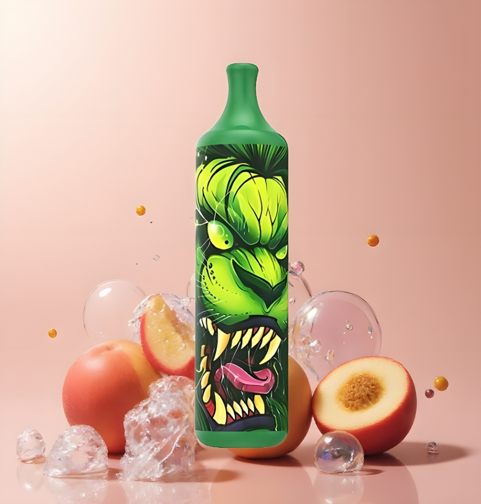 LIO Boom 3500 Puffs Disposable Vape 10ml 1400mAh 1 Ohm grossister Sverige Mango-is