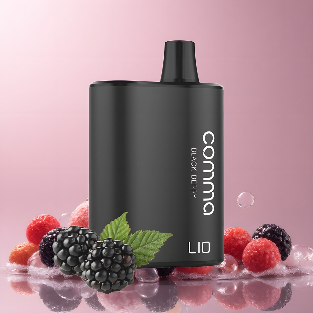 LIO COMMA 5000 Puffs Disposable Vape 15ml 900mAh Type-C grossister Sverige Blackberry