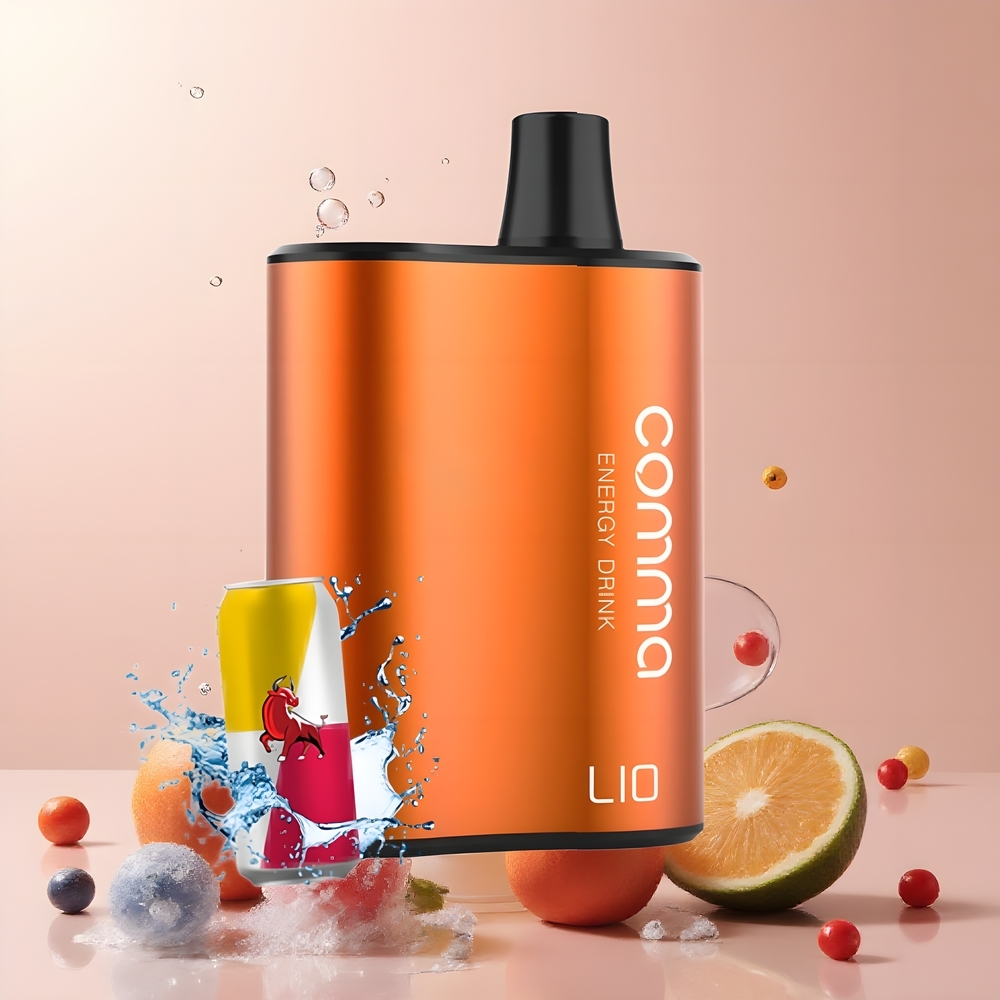LIO COMMA 5000 Puffs Disposable Vape 15ml 900mAh Type-C grossister Sverige Energidryck