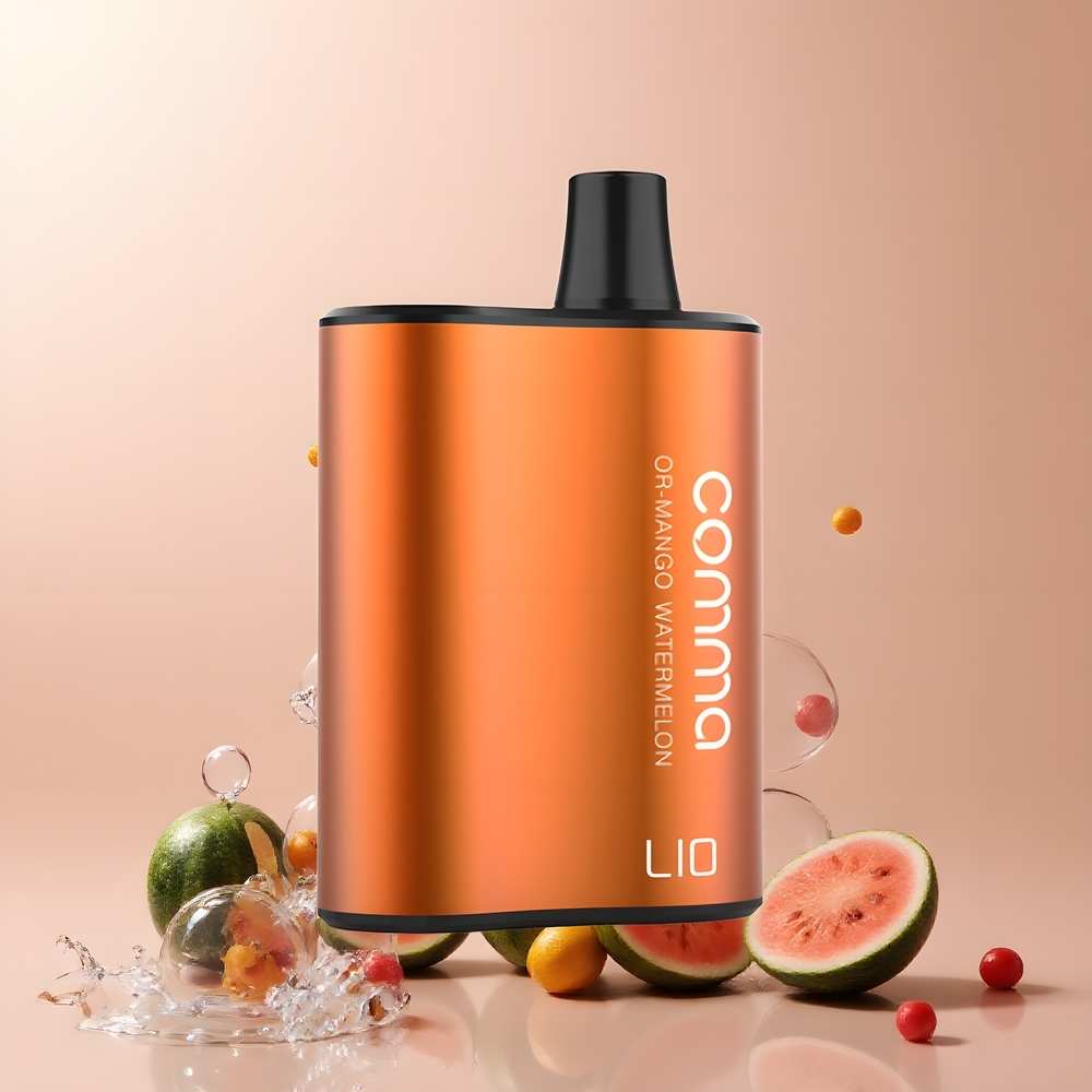 LIO COMMA 5000 Puffs Disposable Vape 900mAh 15ml Type-C grossister Sverige Eller Mango Vattenmelon