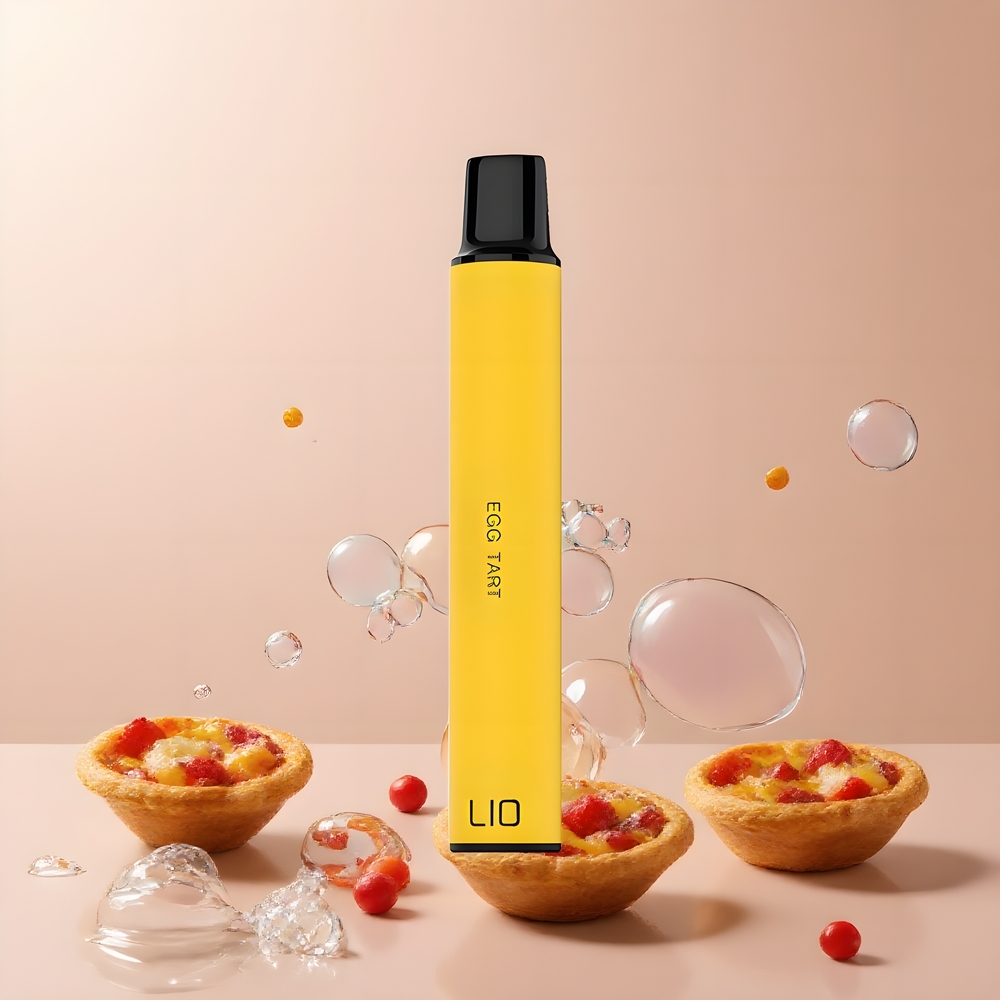 LIO Mini 600 Puffs Disposable Vape 400mAh 2ml 20mg Nikotin grossister Sverige Äggtårta