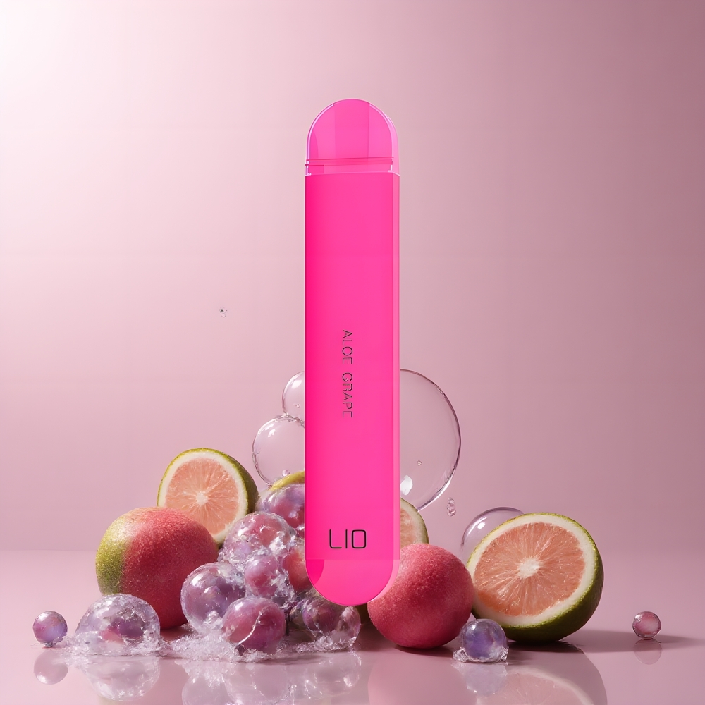 LIO NANO X 600 Puffs Disposable Vape 500mAh 2ML 20mg Nikotin Grossister Sverige Aloe-druva