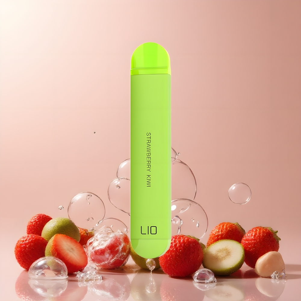 LIO NANO X 600 Puffs Disposable Vape 500mAh 2ML 20mg Nikotin Grossister Sverige Jordgubbskiwi