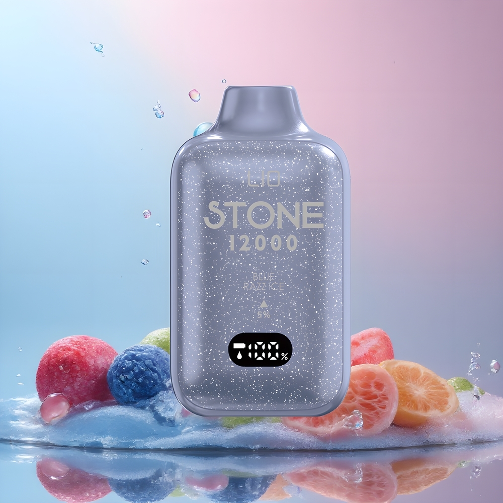 LIO Stone 12000 Puffs Disposable Vape 18ML E-liquid 550mAh Battery Type-C Laddning grossister Sverige