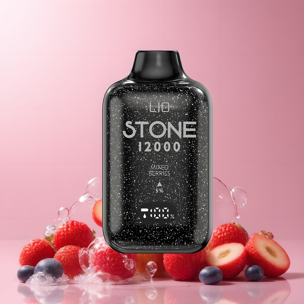 LIO Stone 12000 Puffs Disposable Vape 18ML E-liquid 550mAh batteri Type-C laddning grossister Sverige