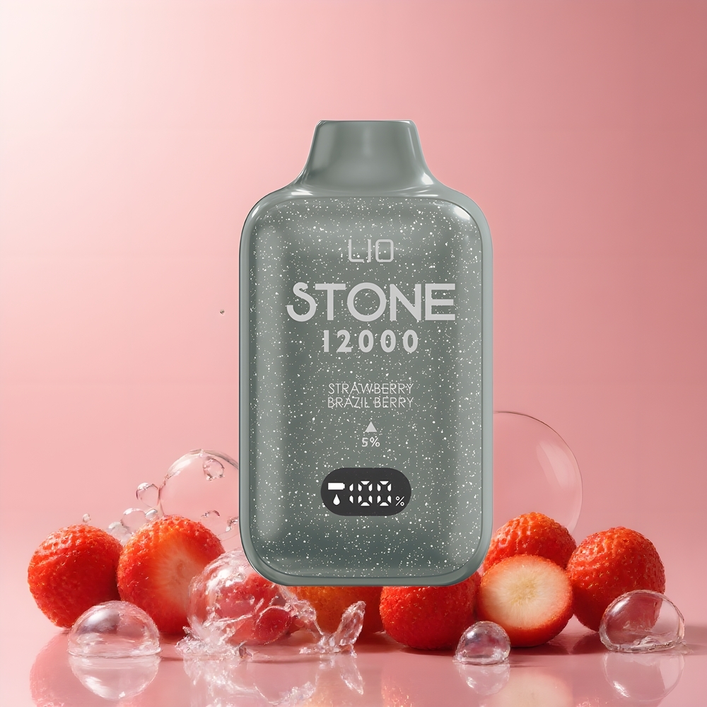 LIO Stone 12000 Puffs Disposable Vape Grossister Sverige – 18ML E-liquid 550mAh Type-C Laddning 10 Ohm Mesh Coil