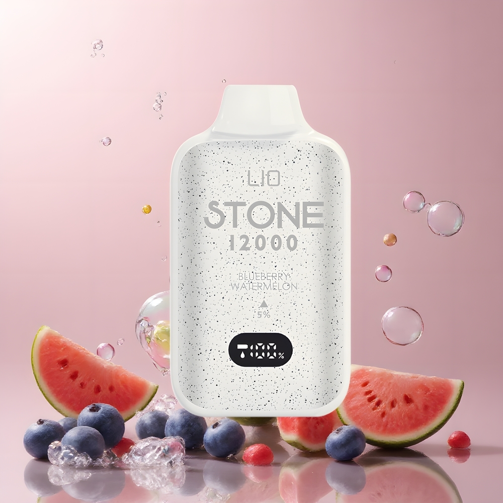 LIO Stone 12000 Puffs Disposable Vape – 18ML E-liquid 550mAh Battery Type-C Laddning – grossister Sverige