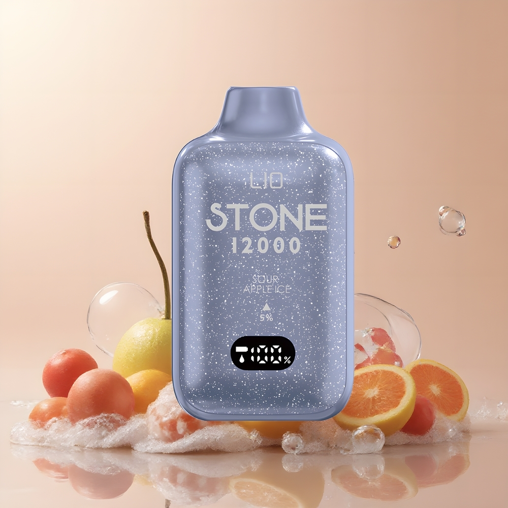 LIO Stone 12000 Puffs Disposable Vape – 18ML E-liquid 550mAh batteri Type-C laddning – grossister Sverige