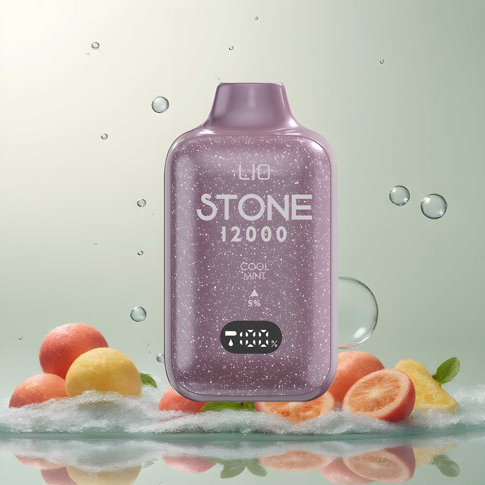 LIO Stone 12000 Puffs Grossister Sverige – 18ML E-liquid 550mAh Type-C Laddning 10 Ohm Mesh Coil