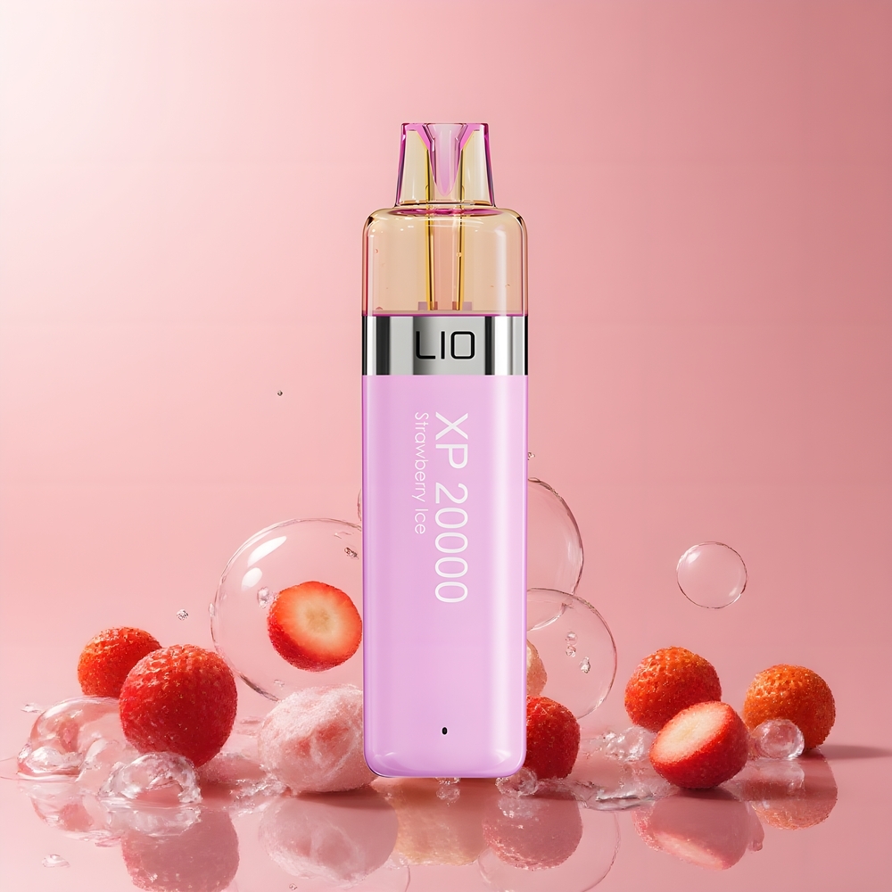 LIO XP 20000 Puffs Disposable Vape - 12ML E-liquid 900 mAh TYPE-C laddning Justerbar Luftflöde 08 Ohm Mesh Coil grossister Sverige