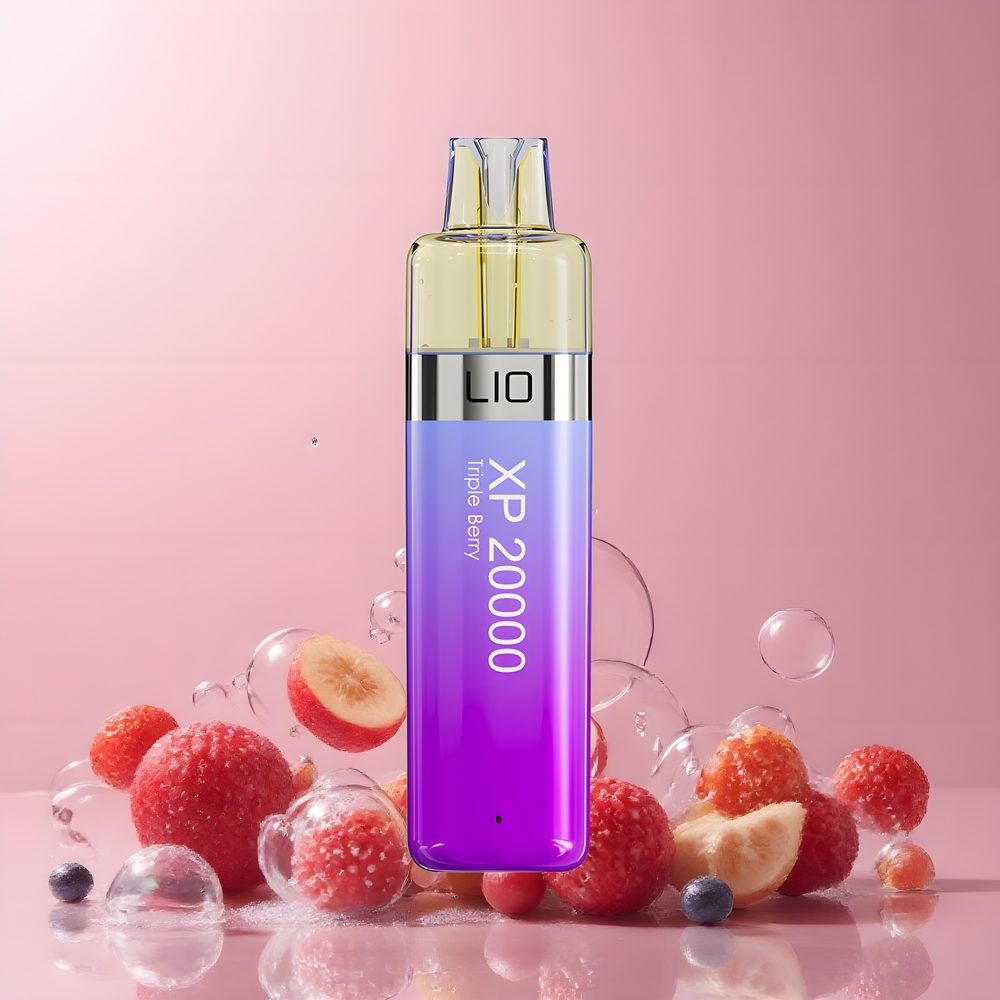 LIO XP 20000 Puffs Disposable Vape – 12ML E-liquid 900 mAh TYPE-C laddning Justerbar Airflow grossister Sverige