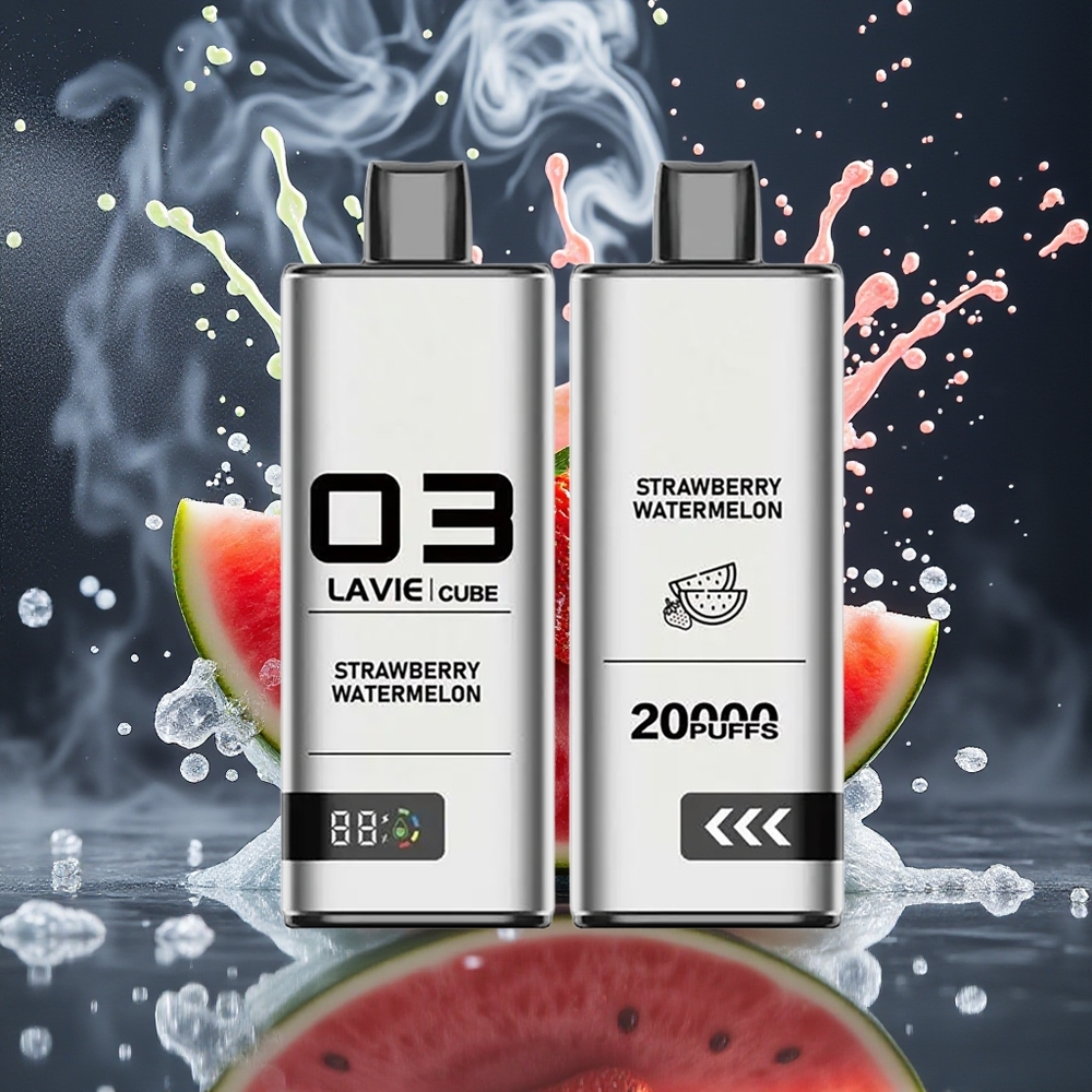 Lavie Cube 20000 Puffs 28ML 5 Salt Nicotine Type C Grossister Sverige Jordgubb Vattenmelon