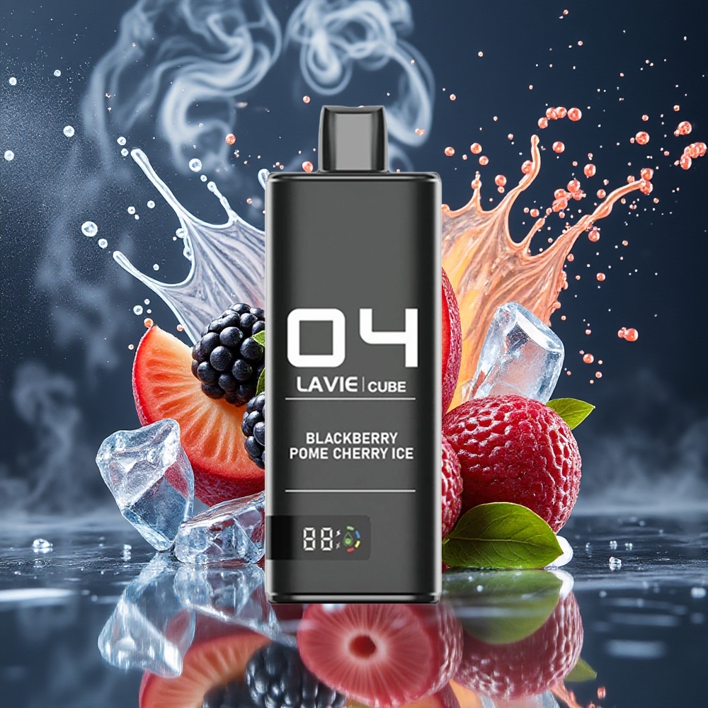 Lavie Cube 20000 Puffs Disposable Vape 28ML 5 Salt Nicotine Type-C Laddning grossister Sverige