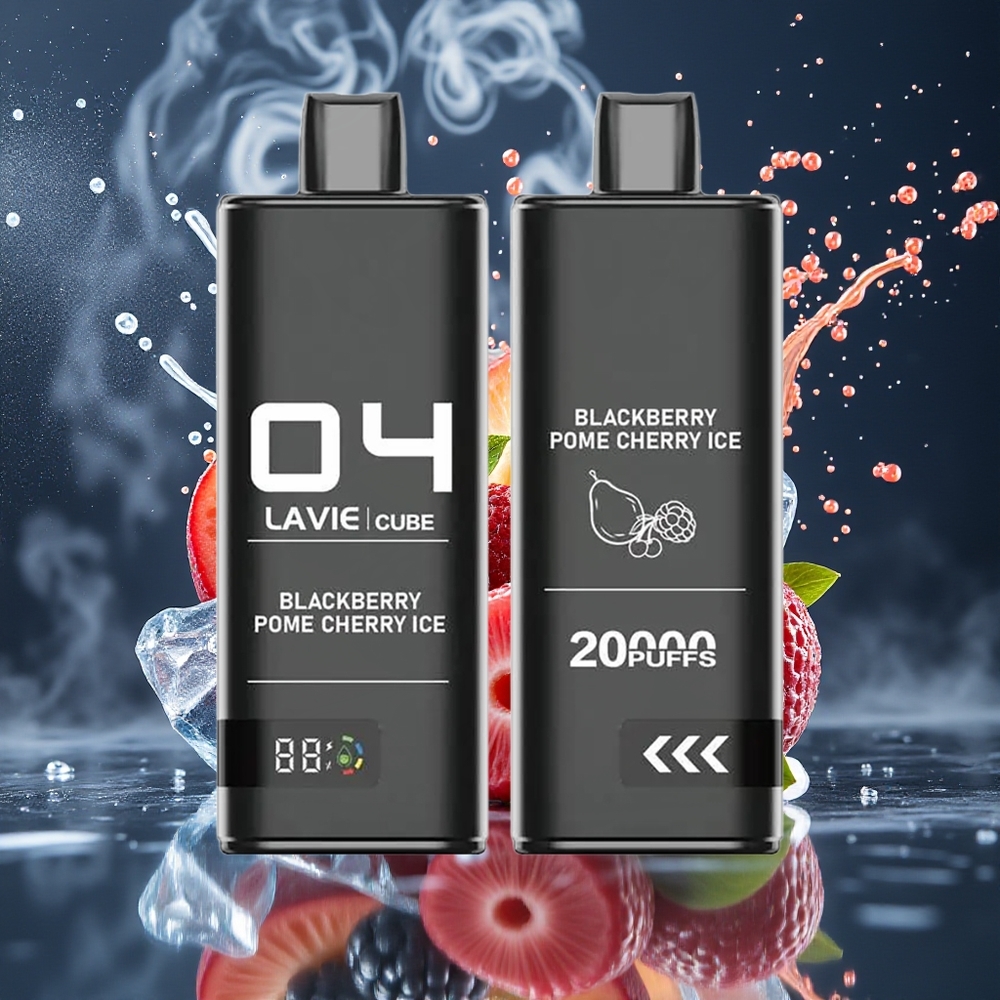 Lavie Cube 20000 Puffs Disposable Vape 28ML 5 Salt Nicotine Type-C Laddning grossister Sverige