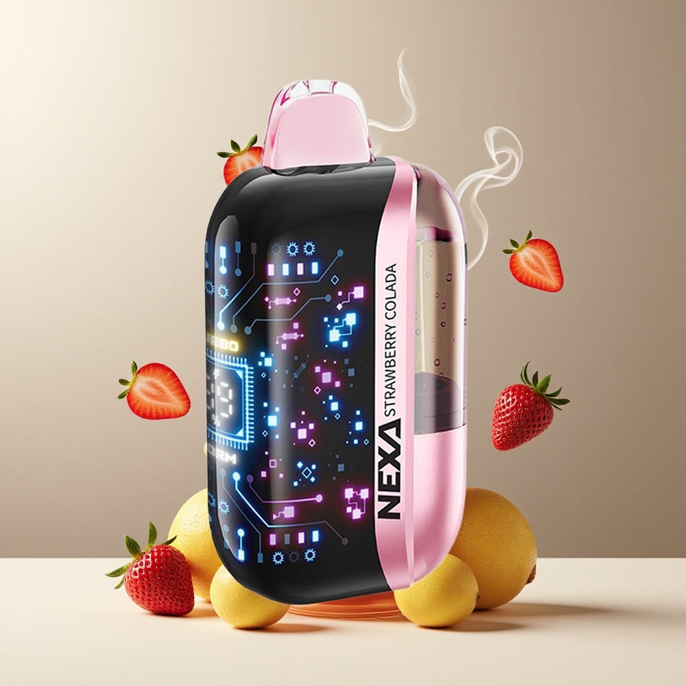 NEXA Ultra 50K Engangs Vape - 50 000 puffar 20ml 5 nikotin 3d Curved Screen grossister Sverige