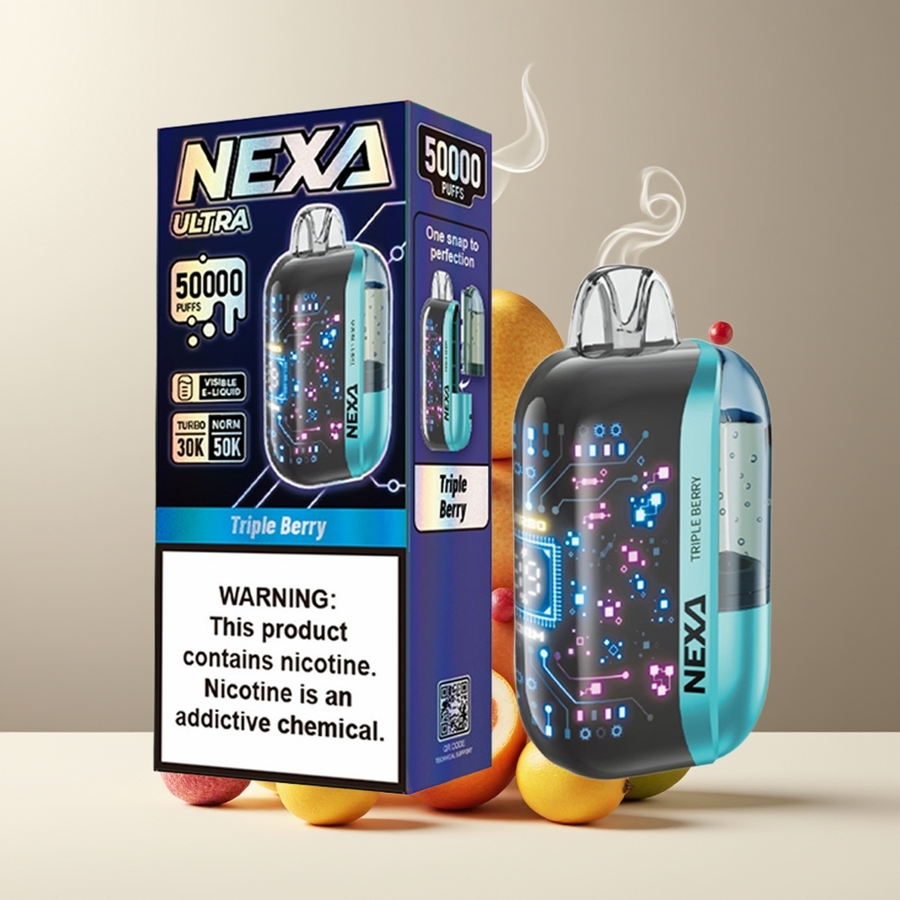 NEXA Ultra 50K Engangs Vape - 50000 Puff 20ml 5 Nikotin Typ-C-laddning grossister Sverige