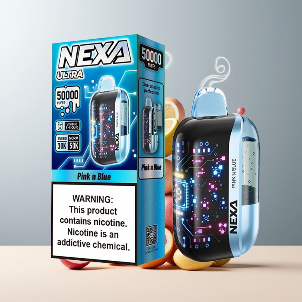 NEXA Ultra 50K Engangs Vape 20ml 800mAh 50000 Puff 5 Nikotin grossister Sverige
