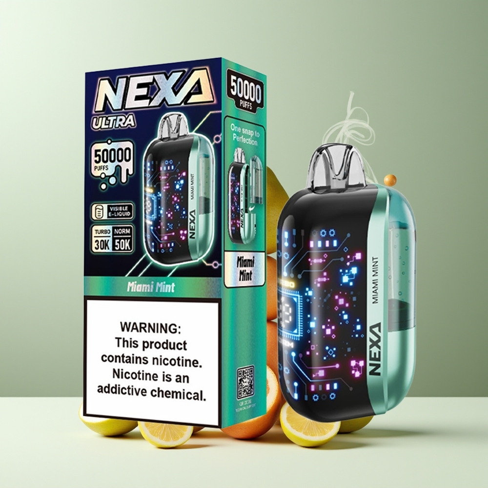 NEXA Ultra 50K Grossister Sverige Engangs Vape med 20ml Kapacitet 800mAh Batteri  50000 Puffs