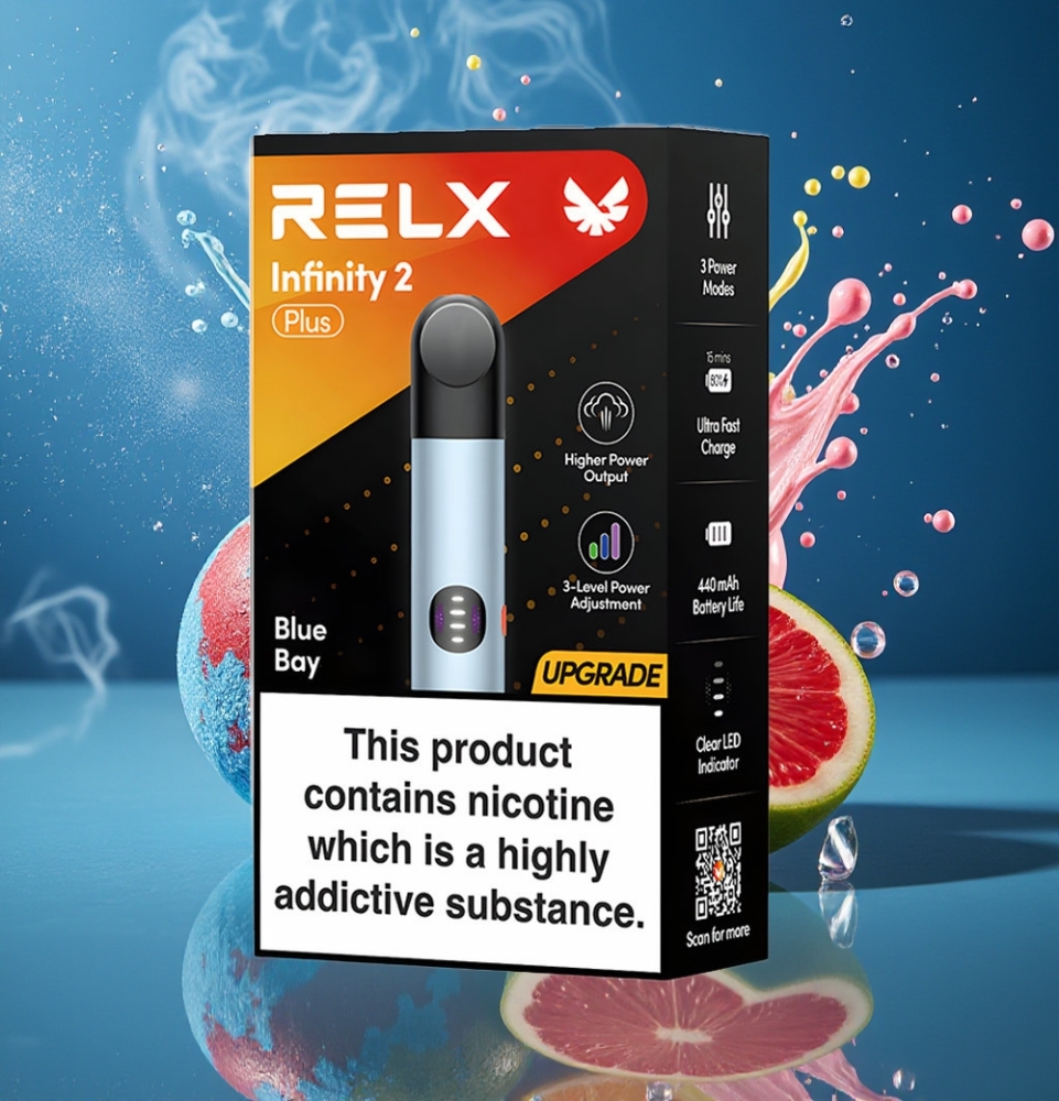 RELX Infinity 2 Plus Grossister Sverige – Justerbar 3 lägen 10W 440mAh Type-C