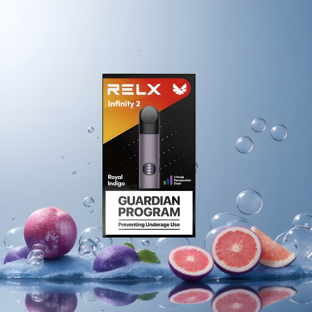 RELX Infinity 2 Vape Device – Sleek Metallisk Finish 19 ml Pod 600-650 Puffar 440mAh Battery grossister Sverige