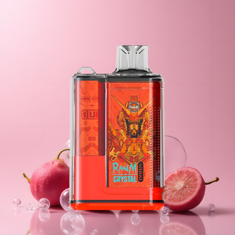 RandM Fumot Crystal 12000 Grossister Sverige – 12000 Puffs 20ml e-Liquid 12ohm Mesh Coil RGB-belysning