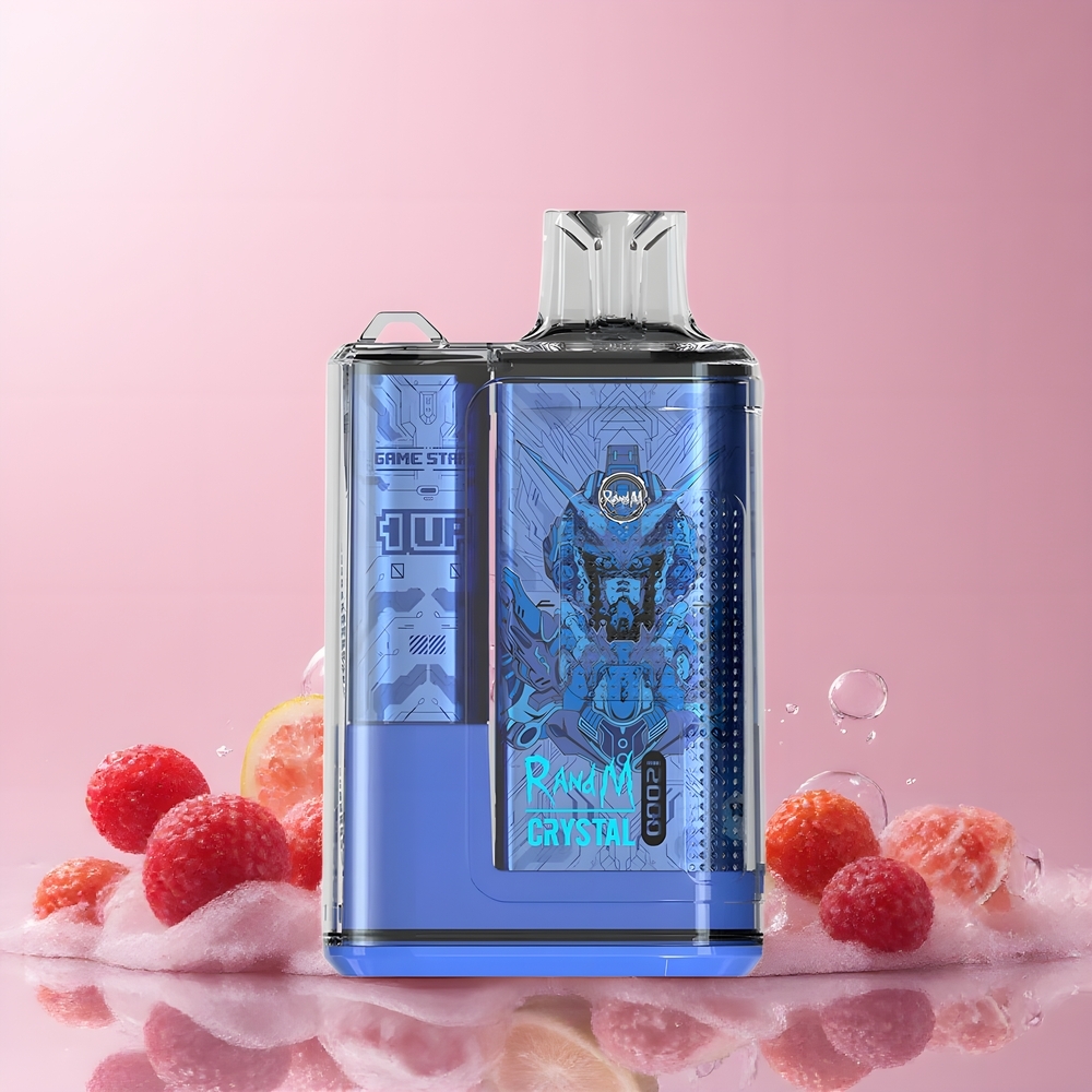 RandM Fumot Crystal 12000 Puffs Disposable Vape med RGB-belysning 20ml e-Liquid  Type-C Port – grossister Sverige