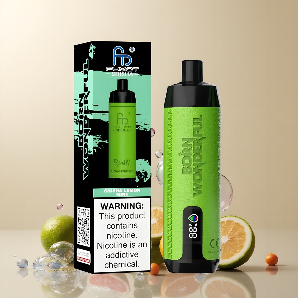 RandM Fumot Shisha 10000 Puffs Disposable Vape 18ml 850mAh Type-C Port 05 Nikotin grossister Sverige